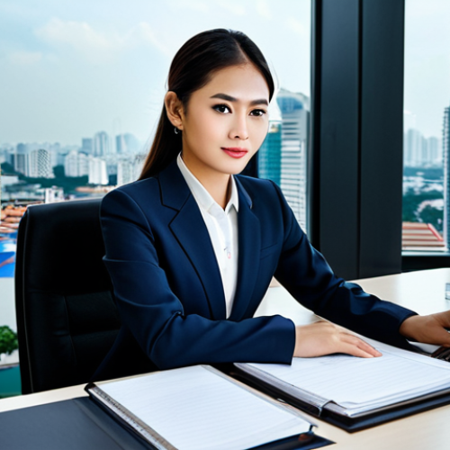 Home 16 직업상담사 연봉 수준 지역별 분석 - **Businesswoman in Bangkok:** "A professional businesswoman in a modest business suit, working at a ...